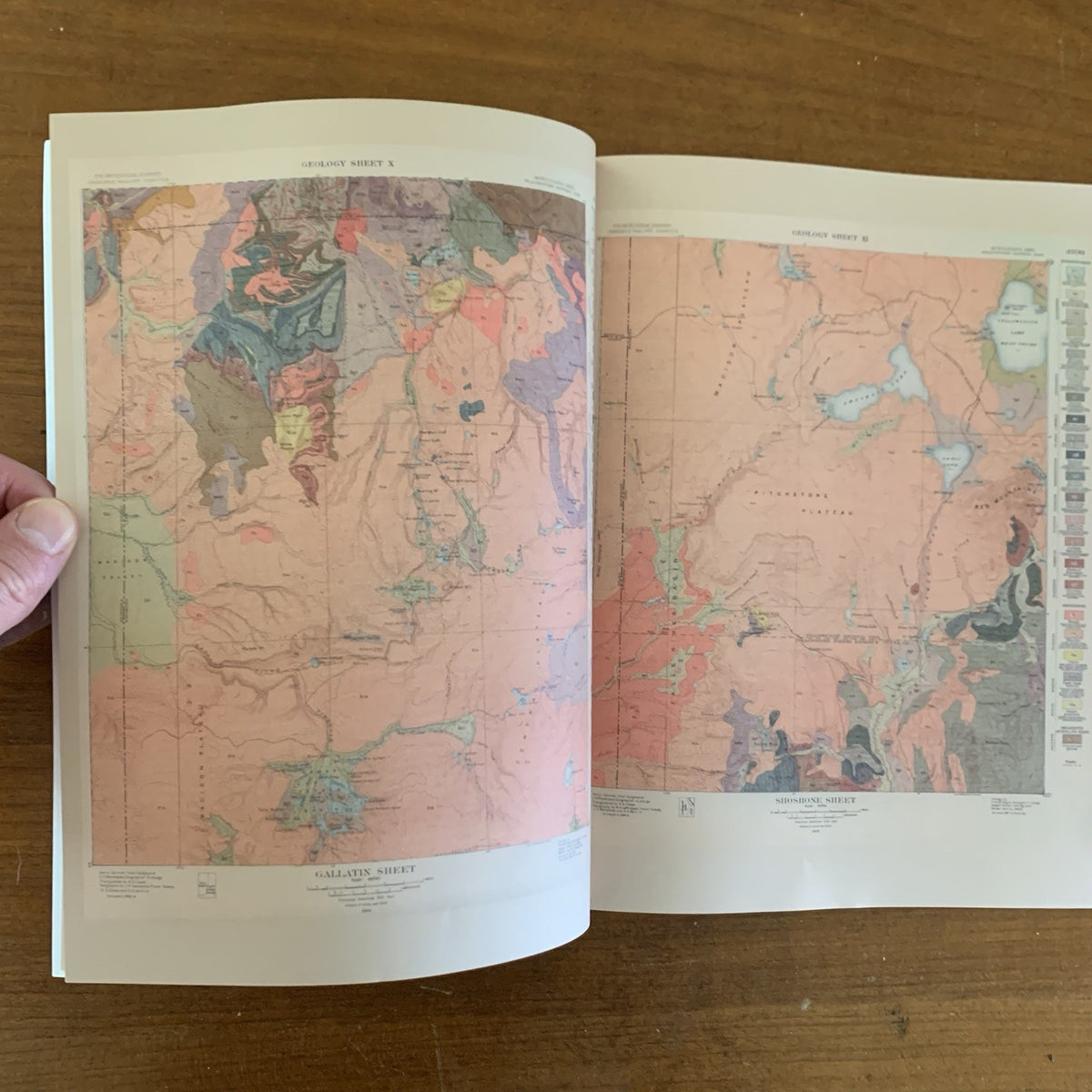 1904 Atlas to The Geology Of The Yellowstone National Park