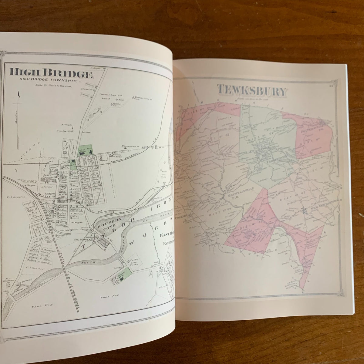 1873 Atlas of Hunterdon County, New Jersey