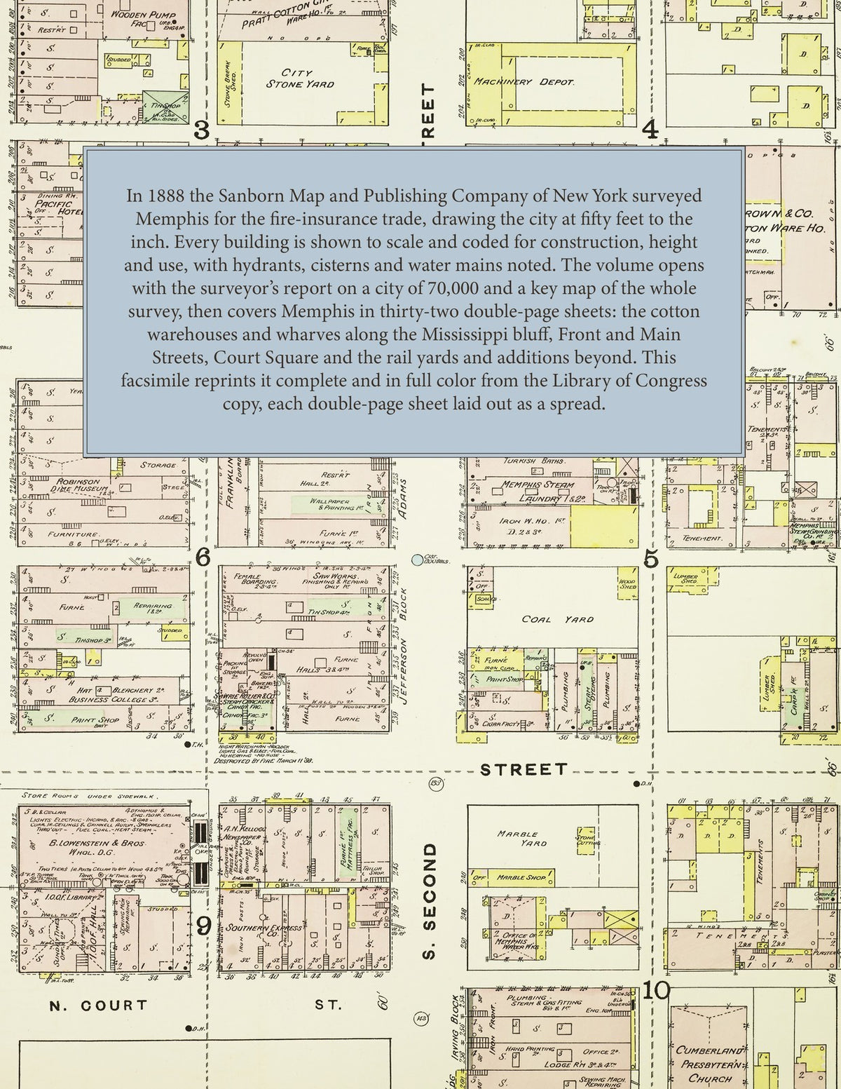 1888 Fire Insurance Maps and Atlas of Memphis, Tennessee
