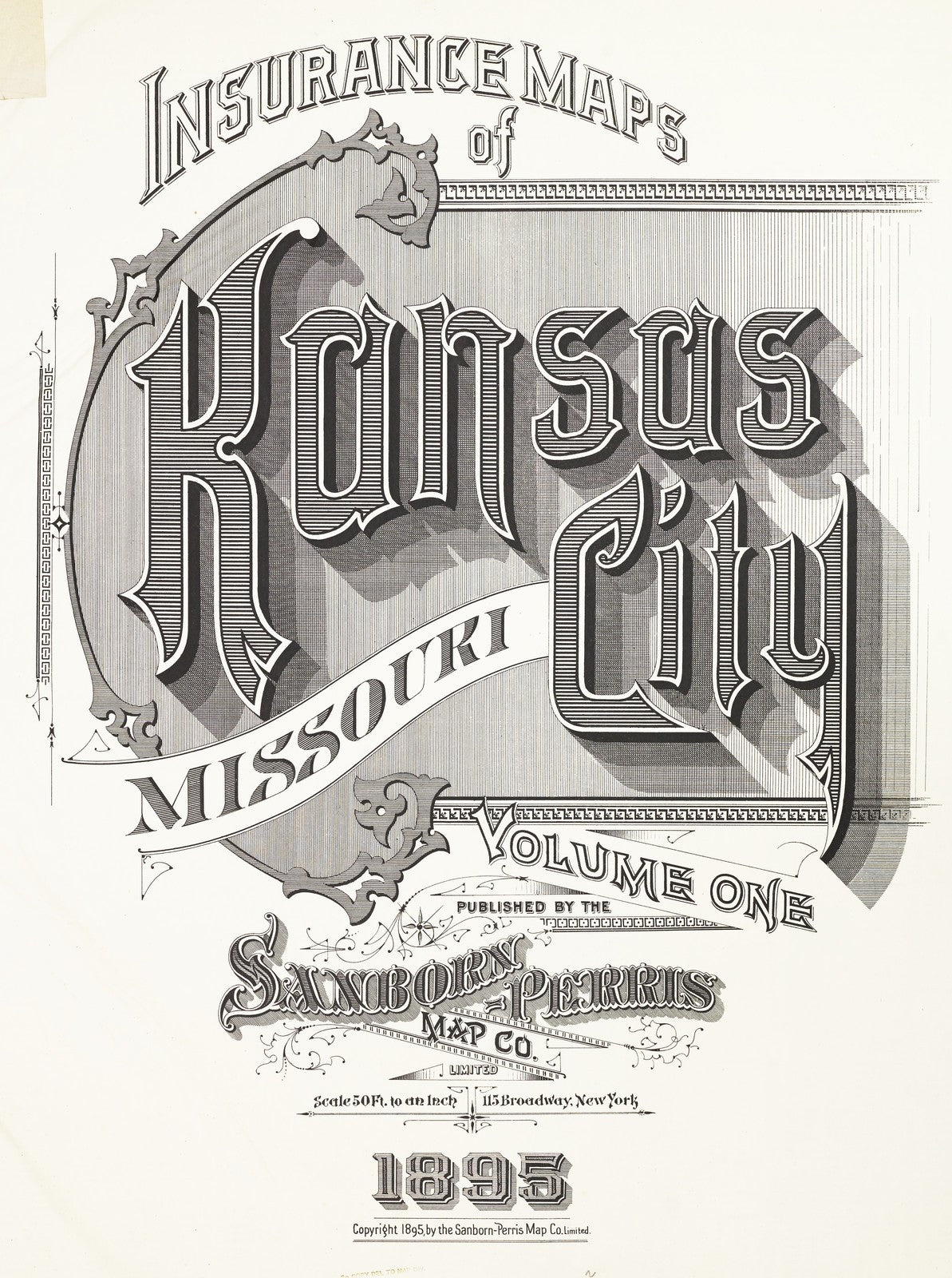 1895 Fire Insurance Maps and Atlas of Kansas City, Missouri, Volume 1