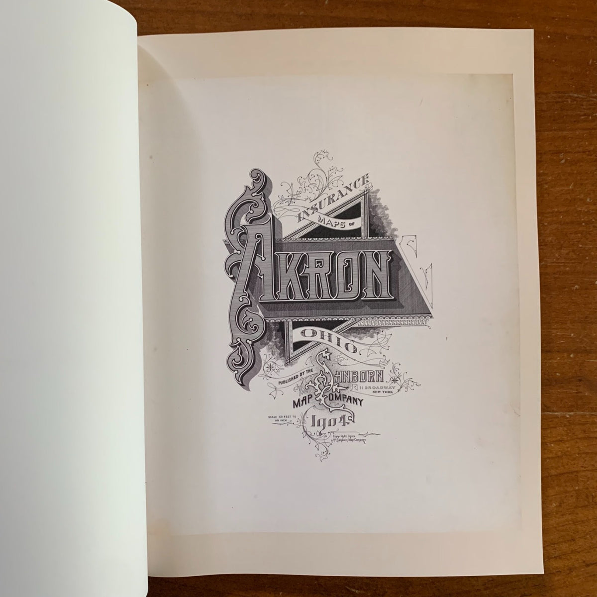 1904 Akron, Ohio Sanborn Fire Insurance Maps and Atlas
