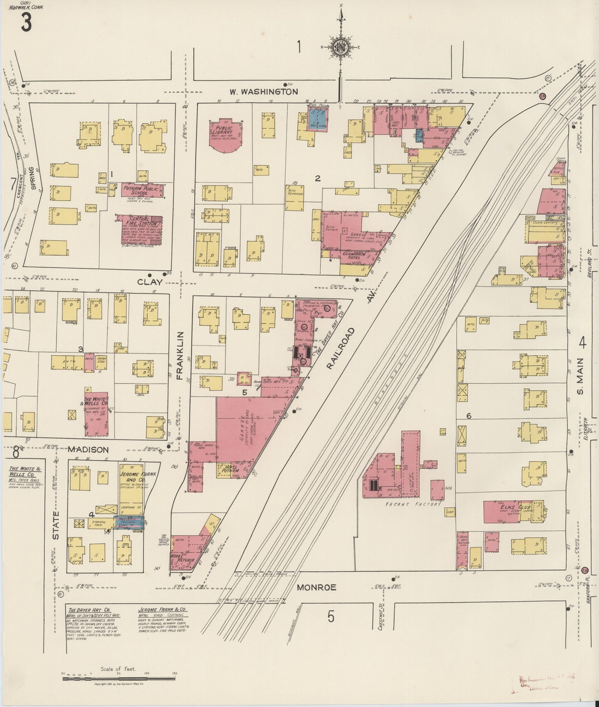 1922 Fire Insurance Maps and Atlas of Norwalk, Connecticut