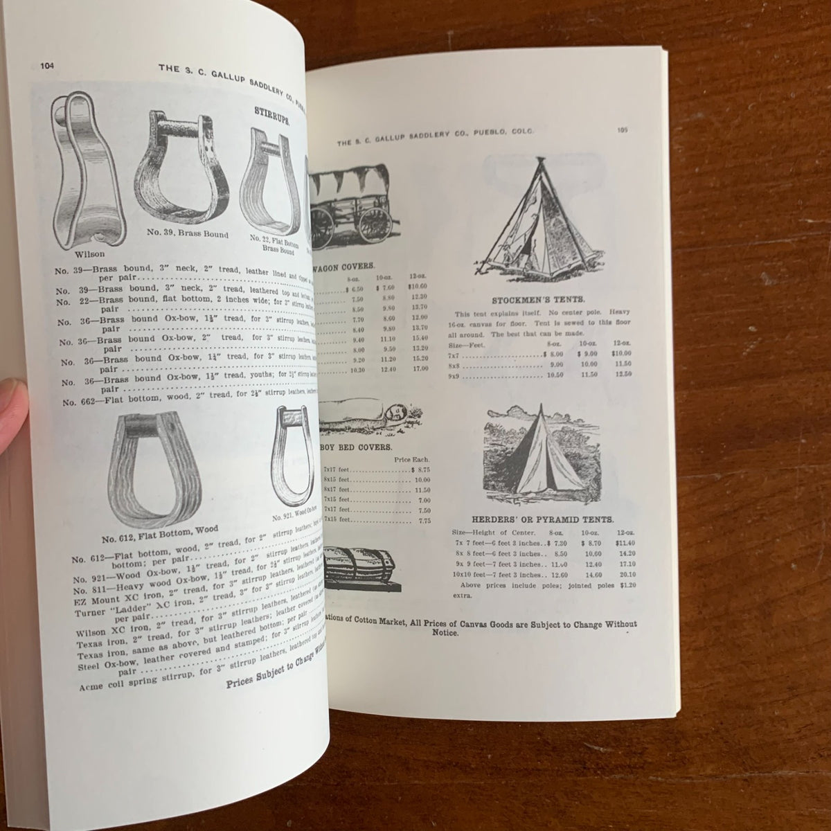 The S. C. Gallup Saddlery Company Illustrated Catalog No. 16