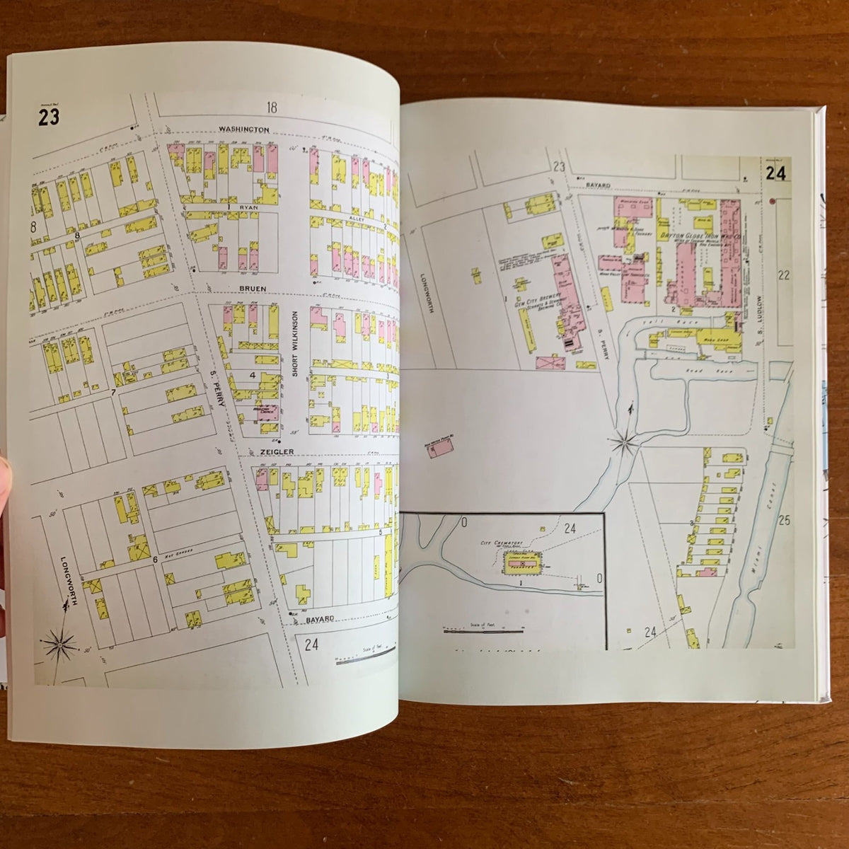 1897 Dayton, Ohio Sanborn Fire Insurance Maps and Atlas, Volume One