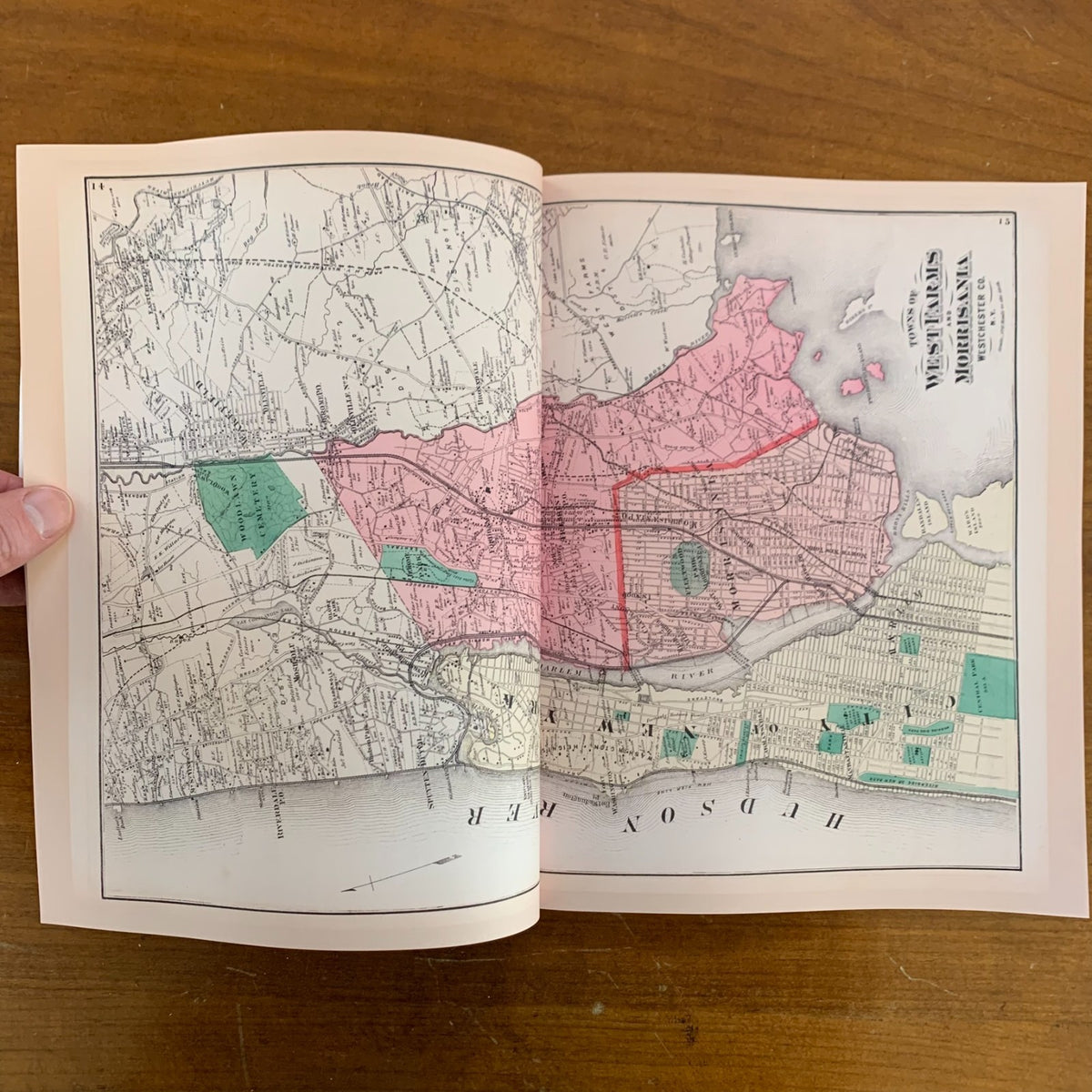 1872 County Atlas Of Westchester New York
