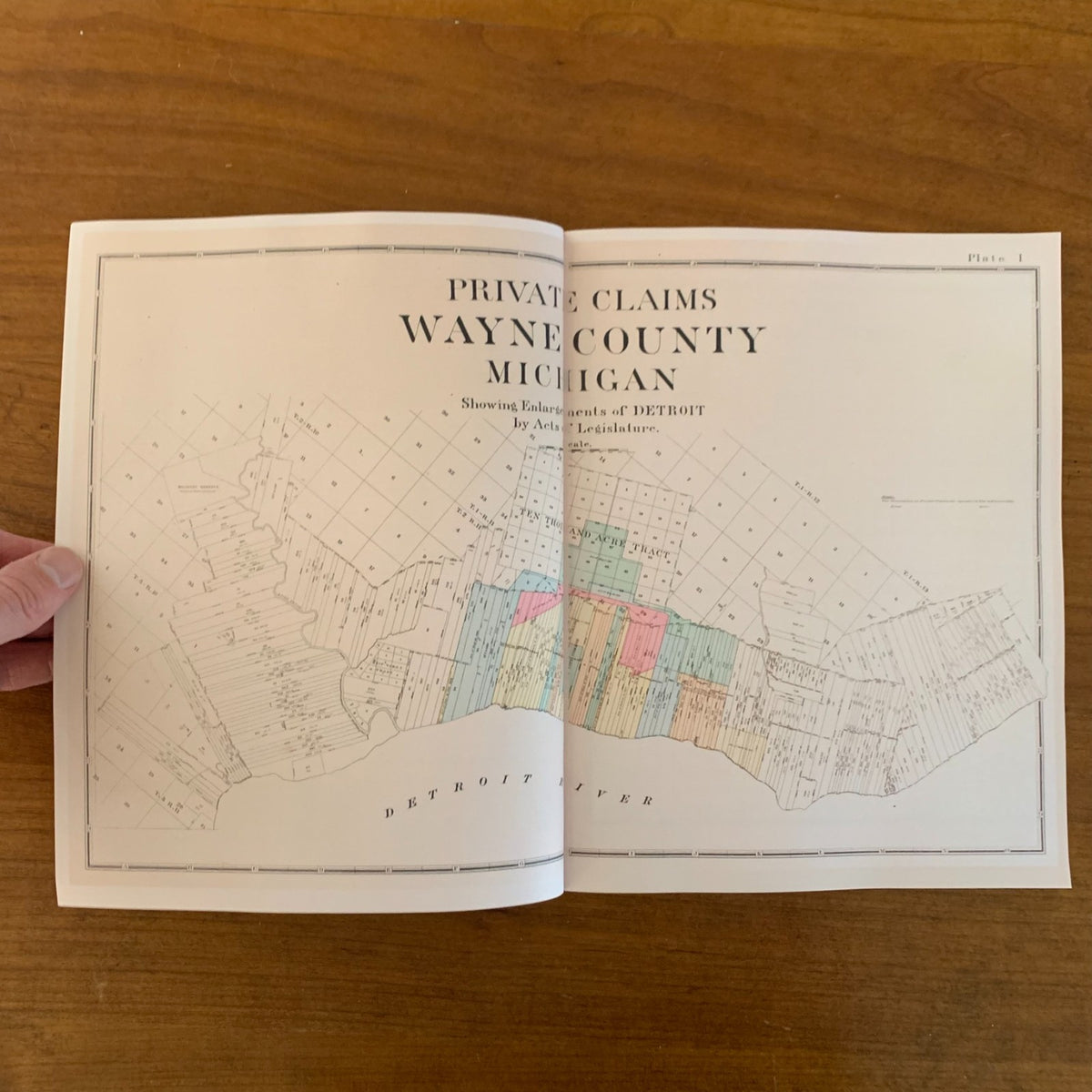 1893 Detailed Official Atlas of Wayne County, Michigan