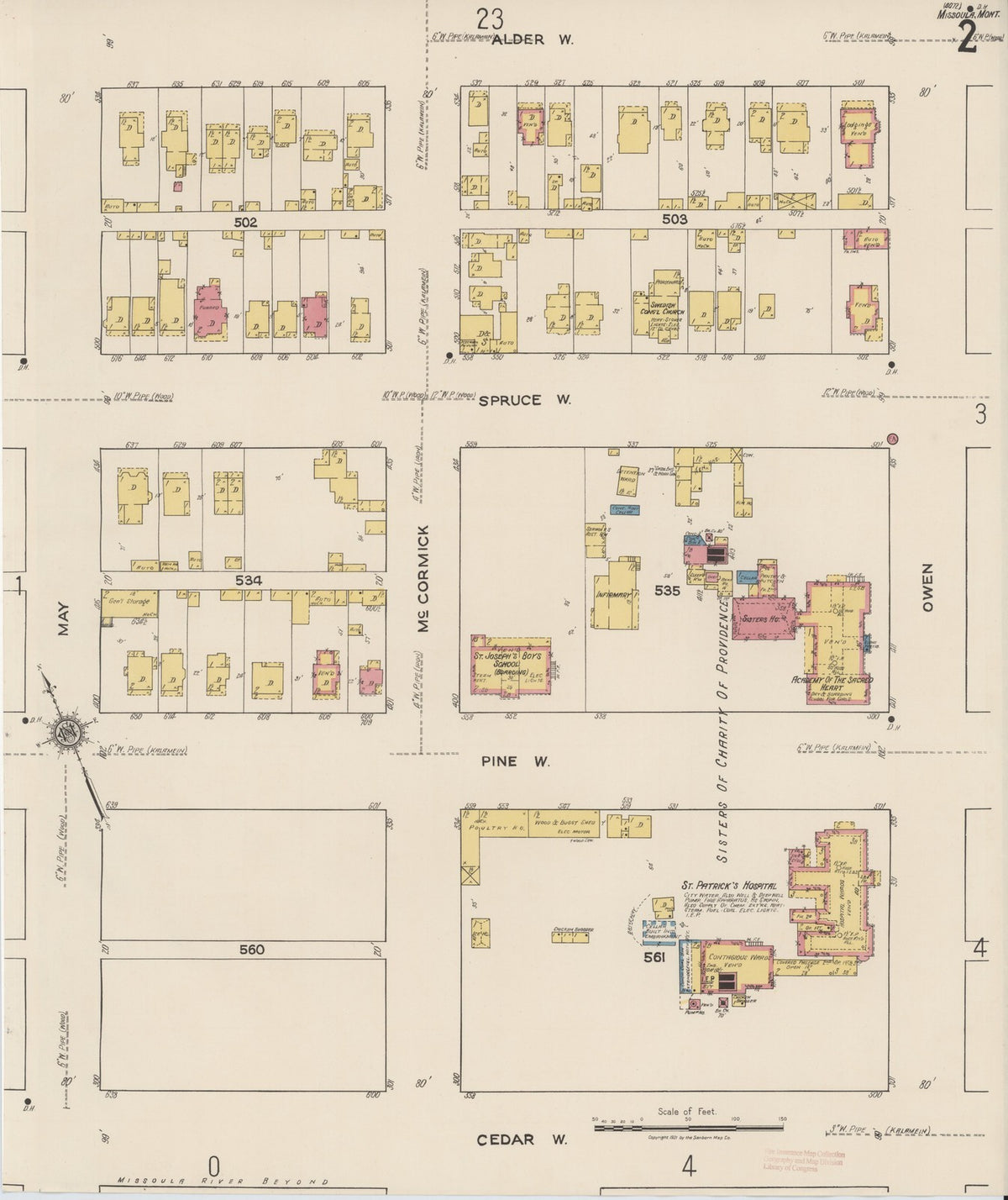 1921 Fire Insurance Maps and Atlas of Missoula, Montana