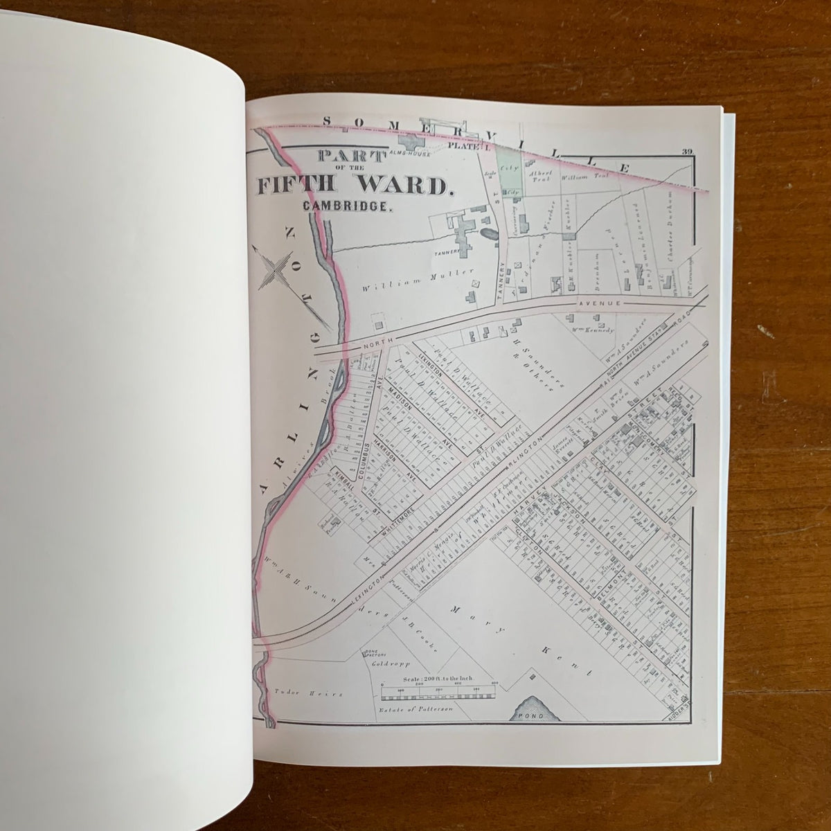 1873 Atlas of the City of Cambridge, Massachusetts (Harvard)