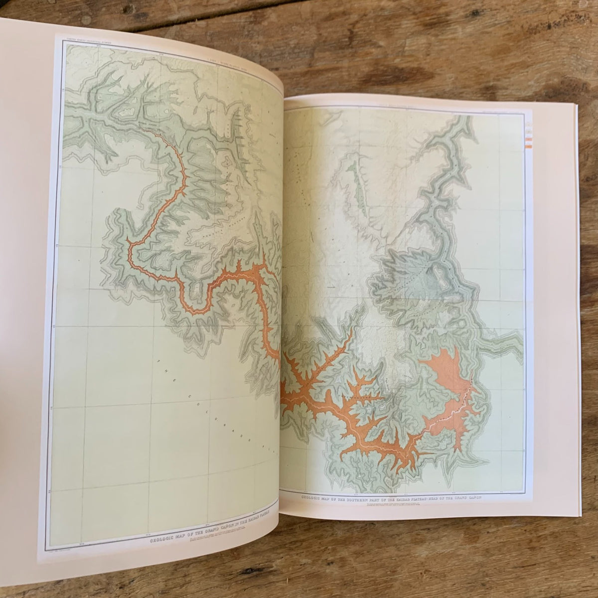 1882 Atlas To Accompany The Monograph On Tertiary History Of The Grand Canyon