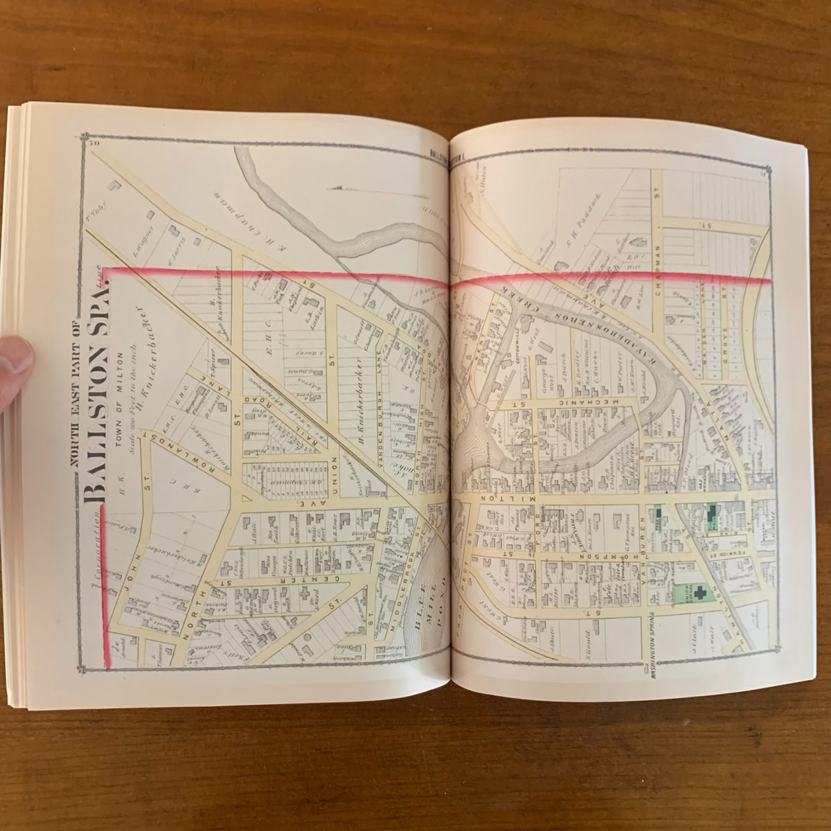 1876 Combination Atlas of Saratoga and Ballston, New York
