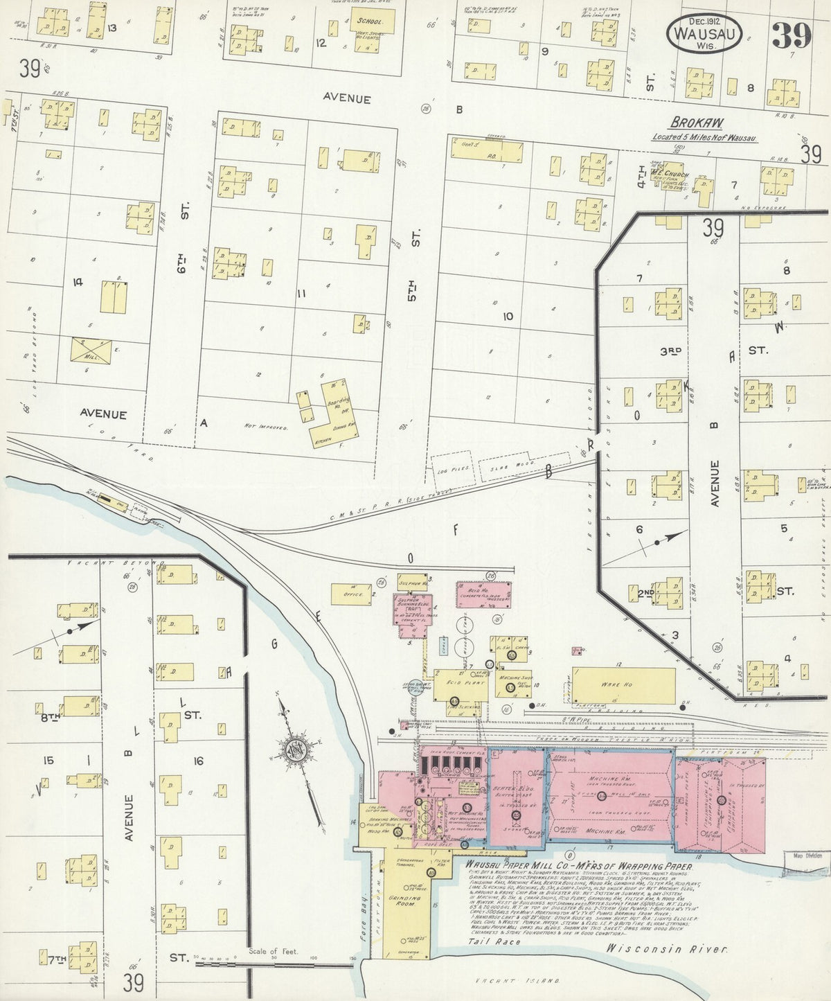 1912 Fire Insurance Maps and Atlas of Wausau, Wisconsin