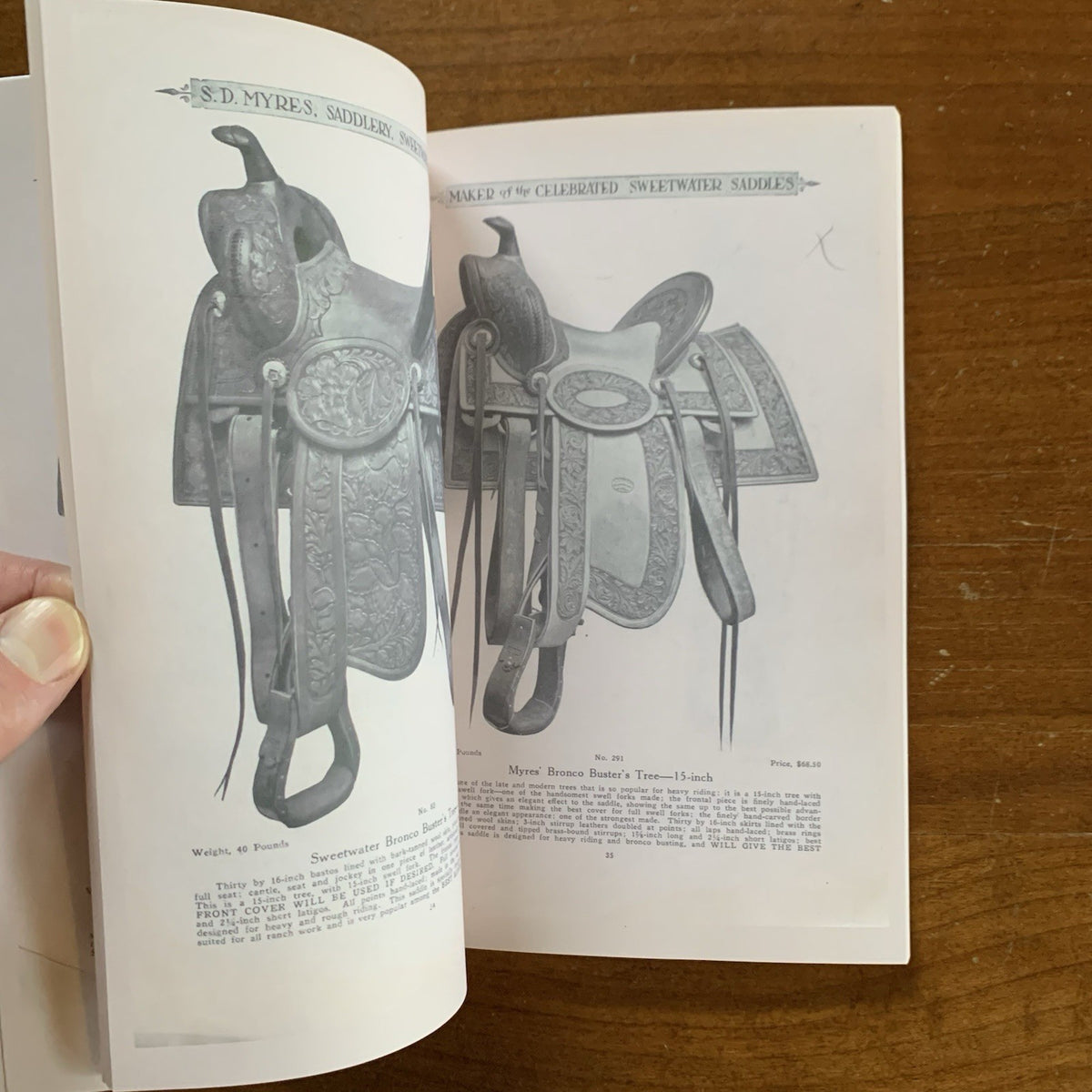 S. D. Myres Saddle Company Catalog, 1916