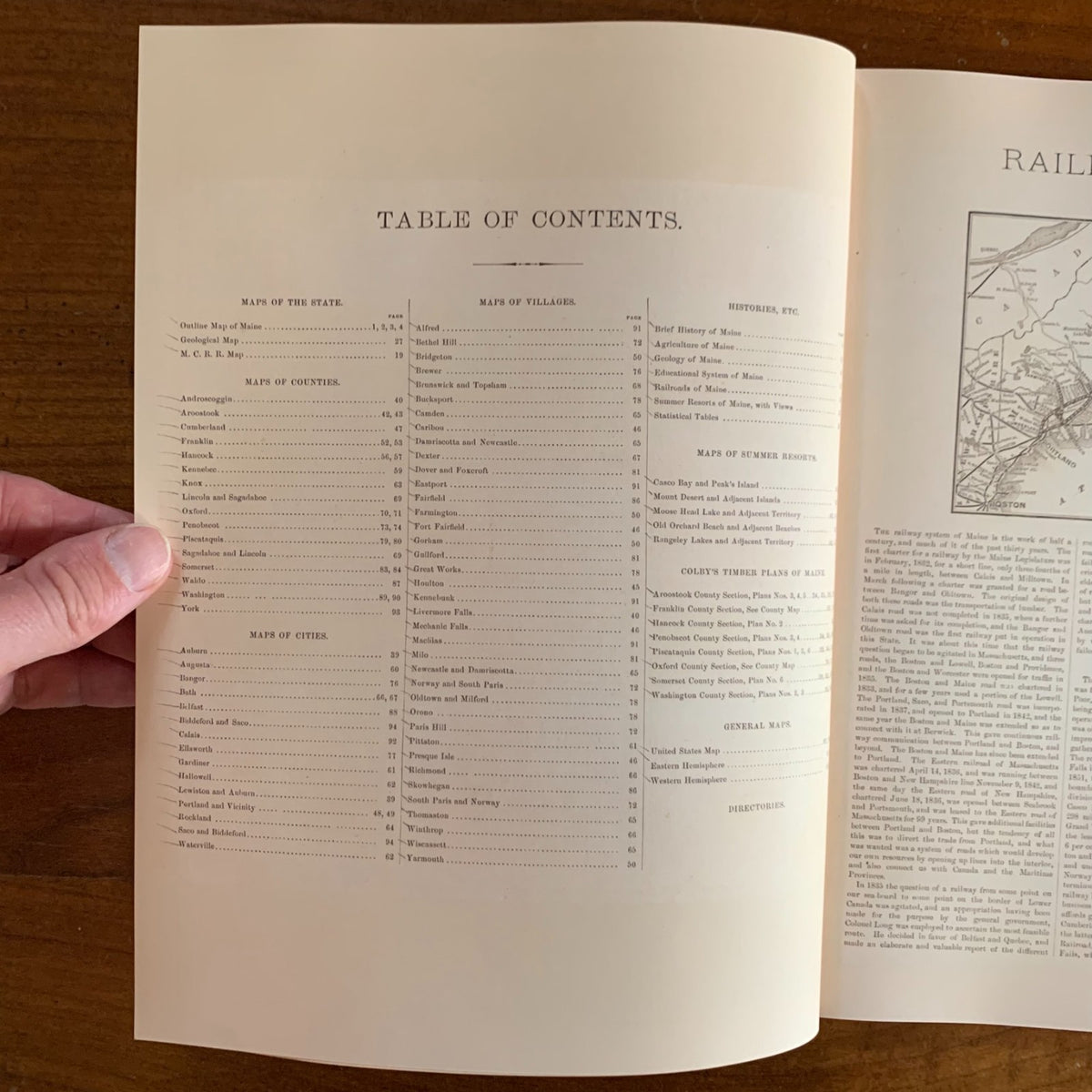 1885 Atlas of the State of Maine