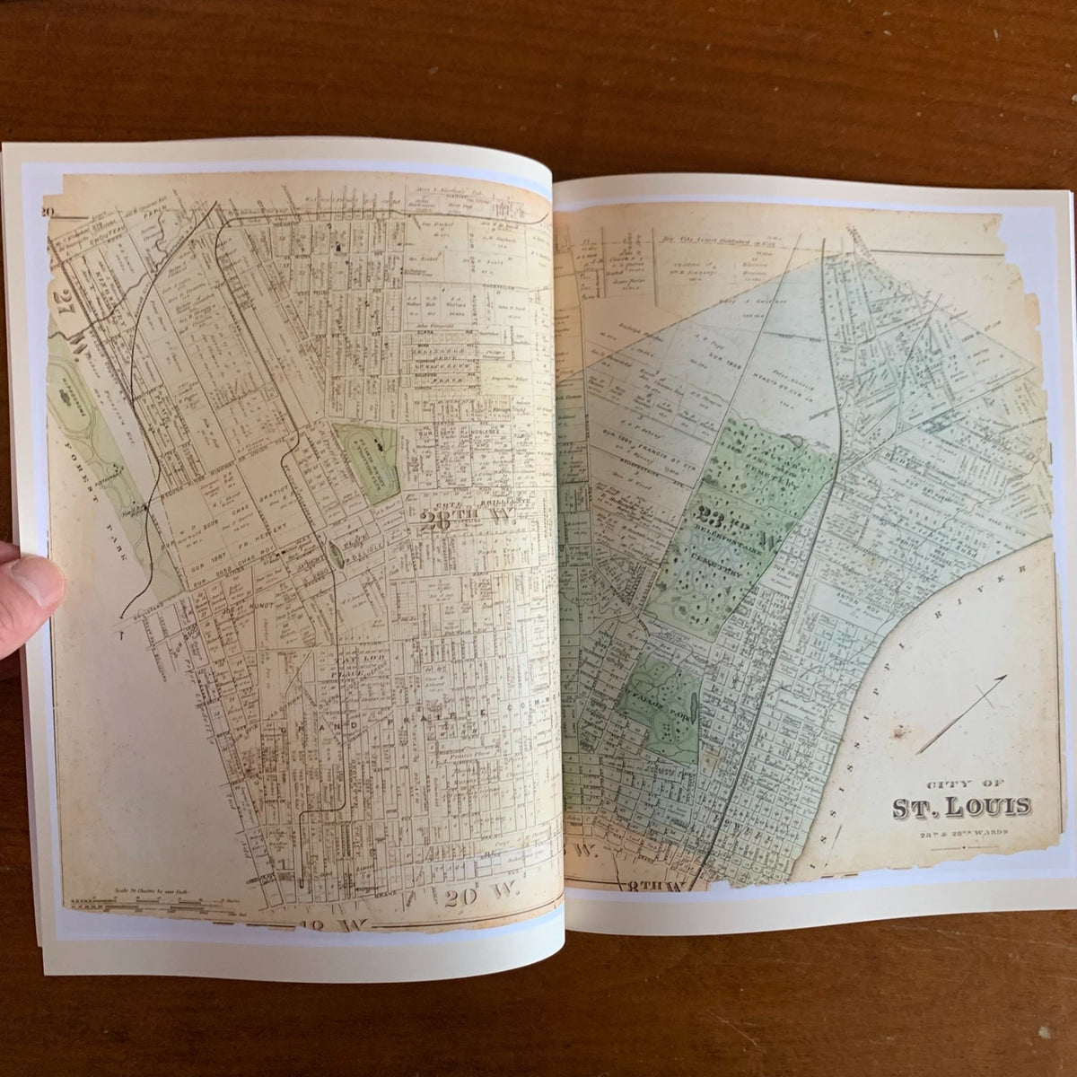 1878 Pitzman's Atlas of St. Louis City and County, Missouri