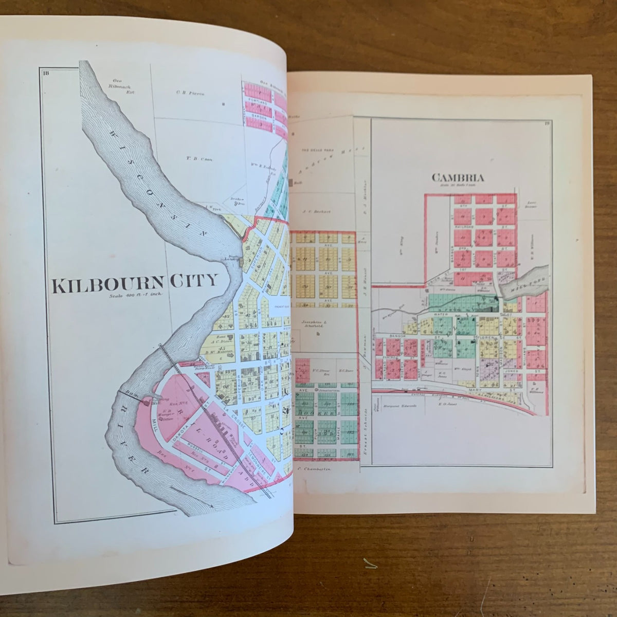 1890 Plat Book and Atlas of Columbia County, Wisconsin