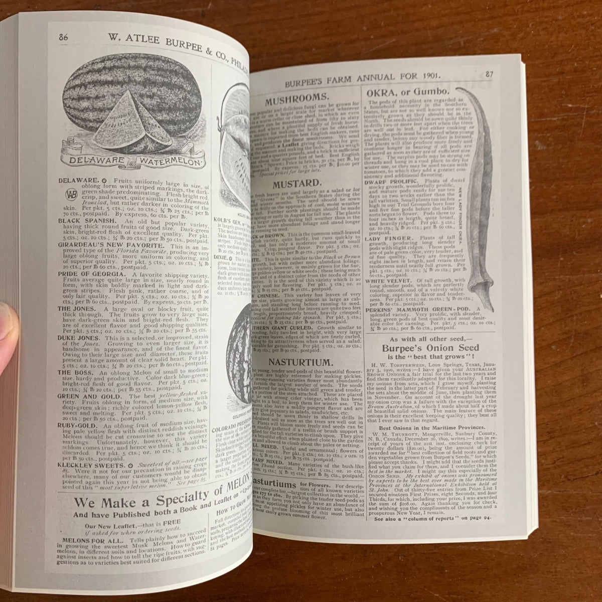 1901 Burpee's Farm Annual, Quarter-Century Edition