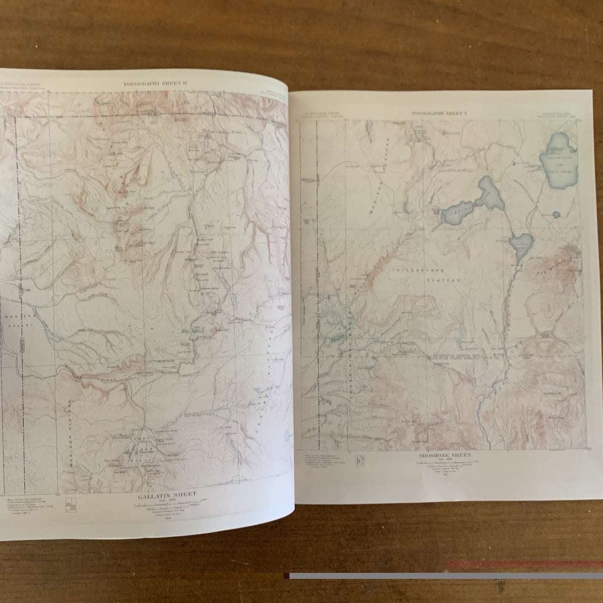 1904 Atlas to The Geology Of The Yellowstone National Park
