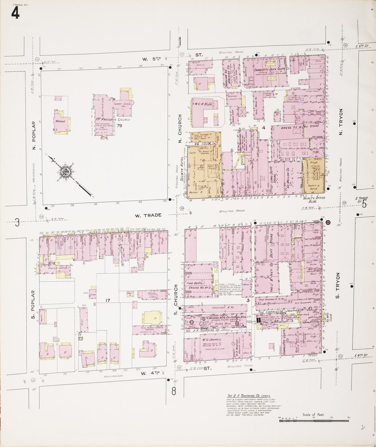 1911 Fire Insurance Maps and Atlas of Charlotte, North Carolina