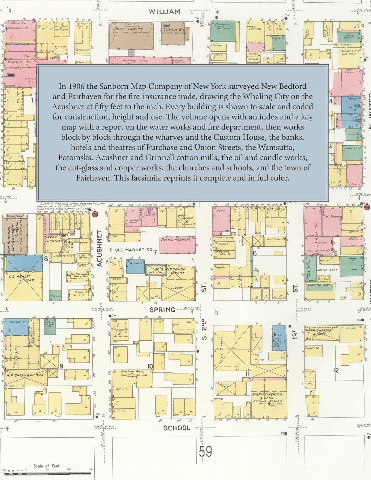 1906 Fire Insurance Maps and Atlas of New Bedford, Massachusetts