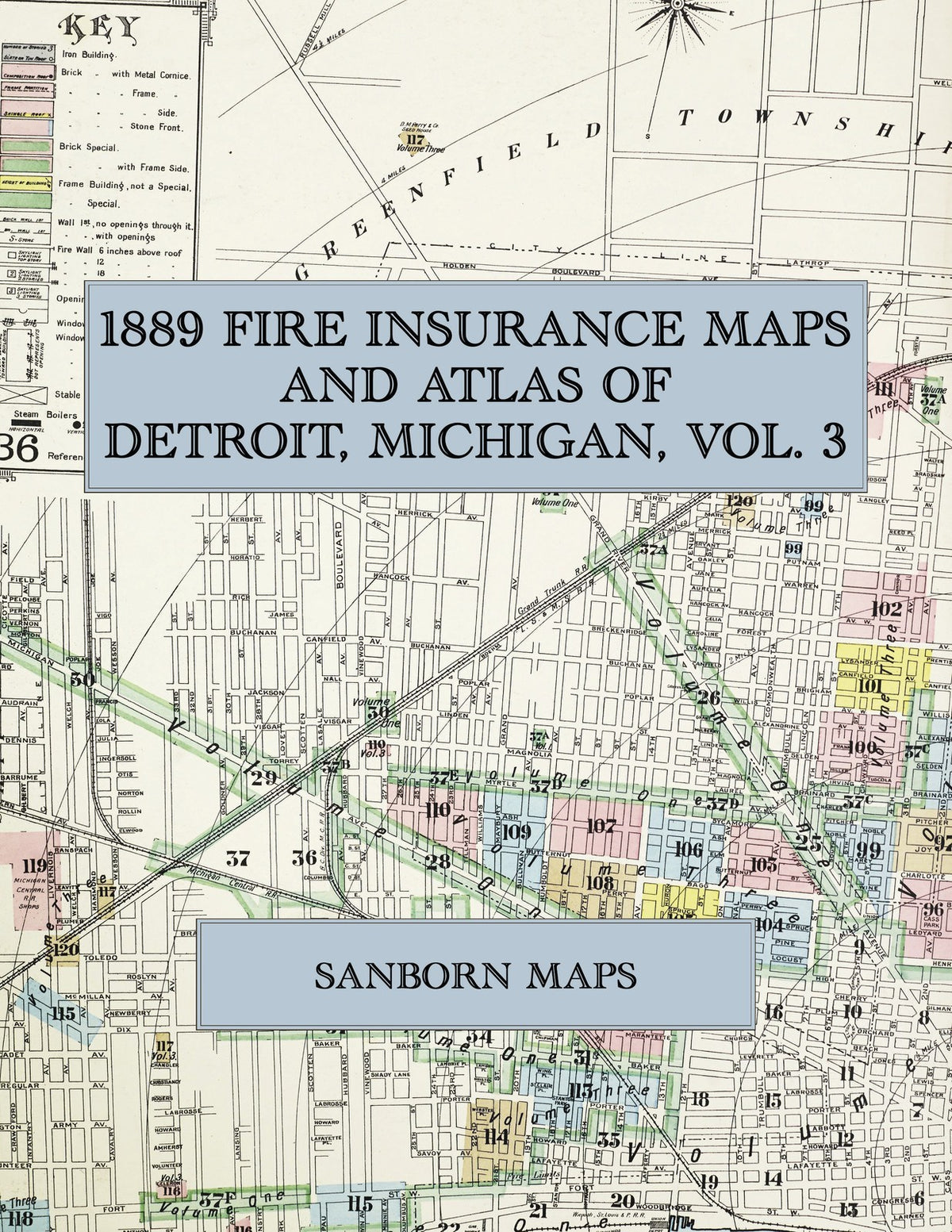 1889 Fire Insurance Maps and Atlas of Detroit, Michigan, Volume 3