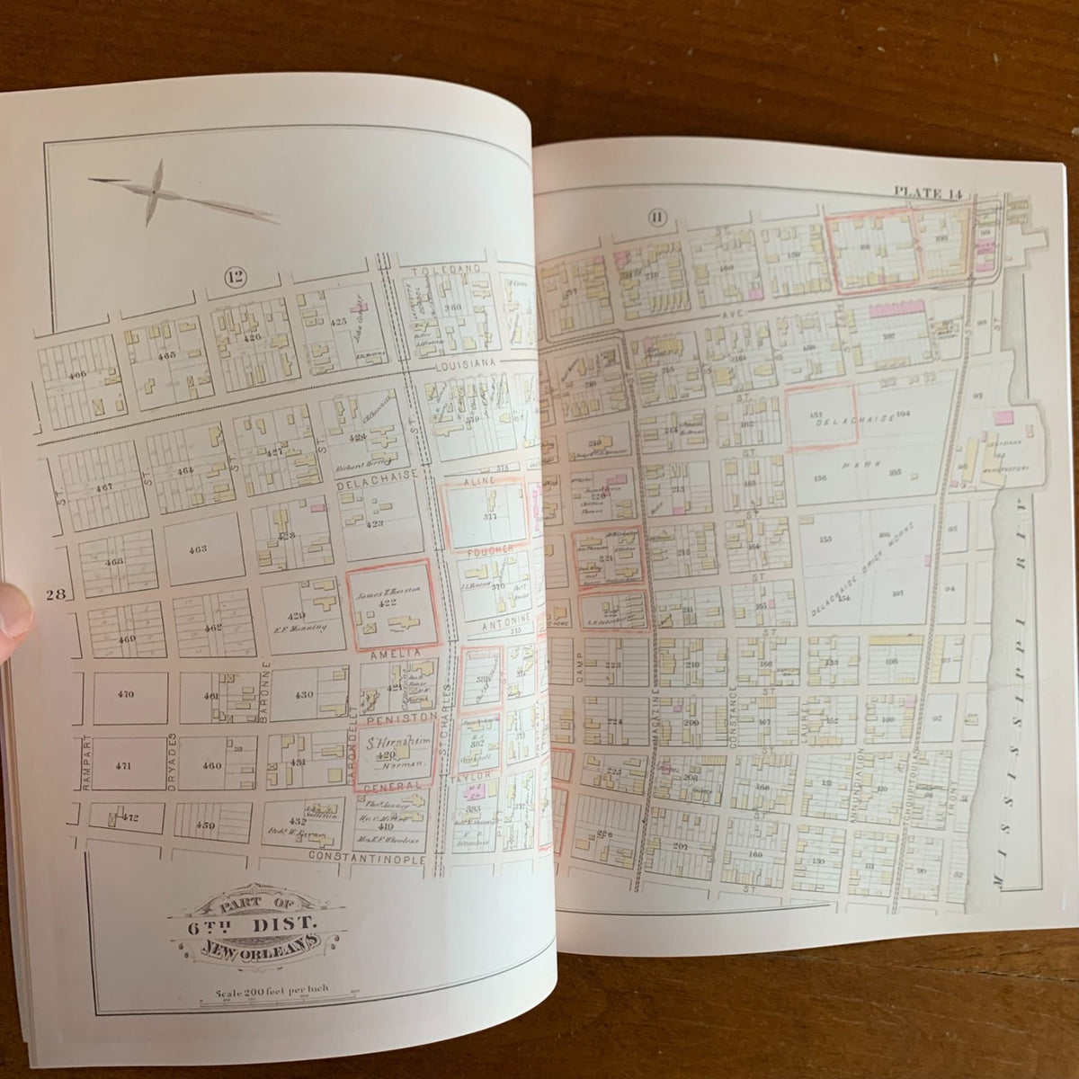 1883 Robinson's Atlas of the City of New Orleans, Louisiana