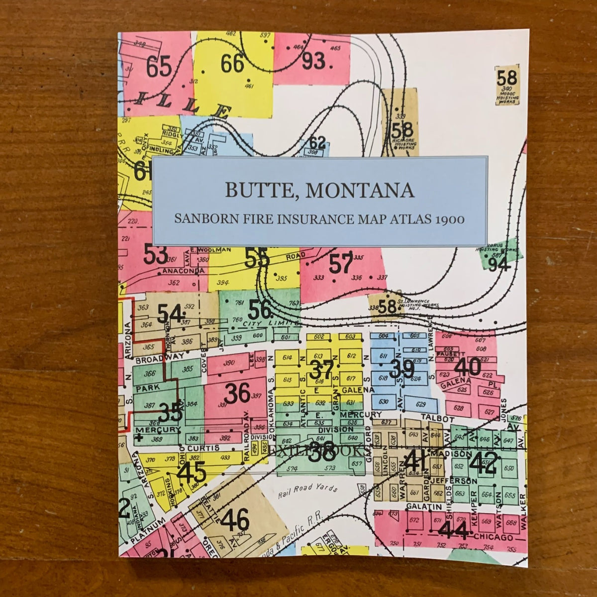 1900 Butte, Montana Sanborn Fire Insurance Maps and Atlas