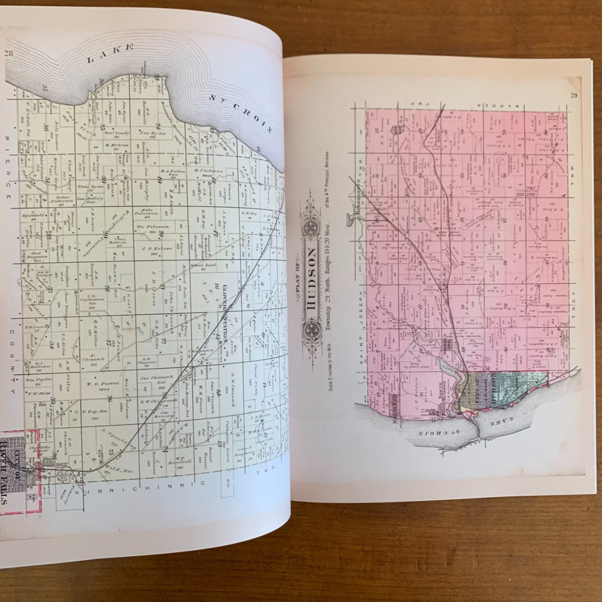 1897 Plat Book and Atlas of Saint Croix County, Wisconsin