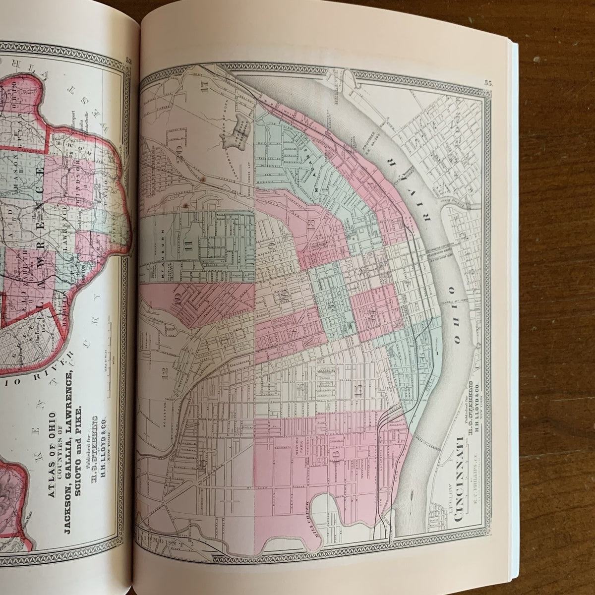 1868 Atlas of the State of Ohio