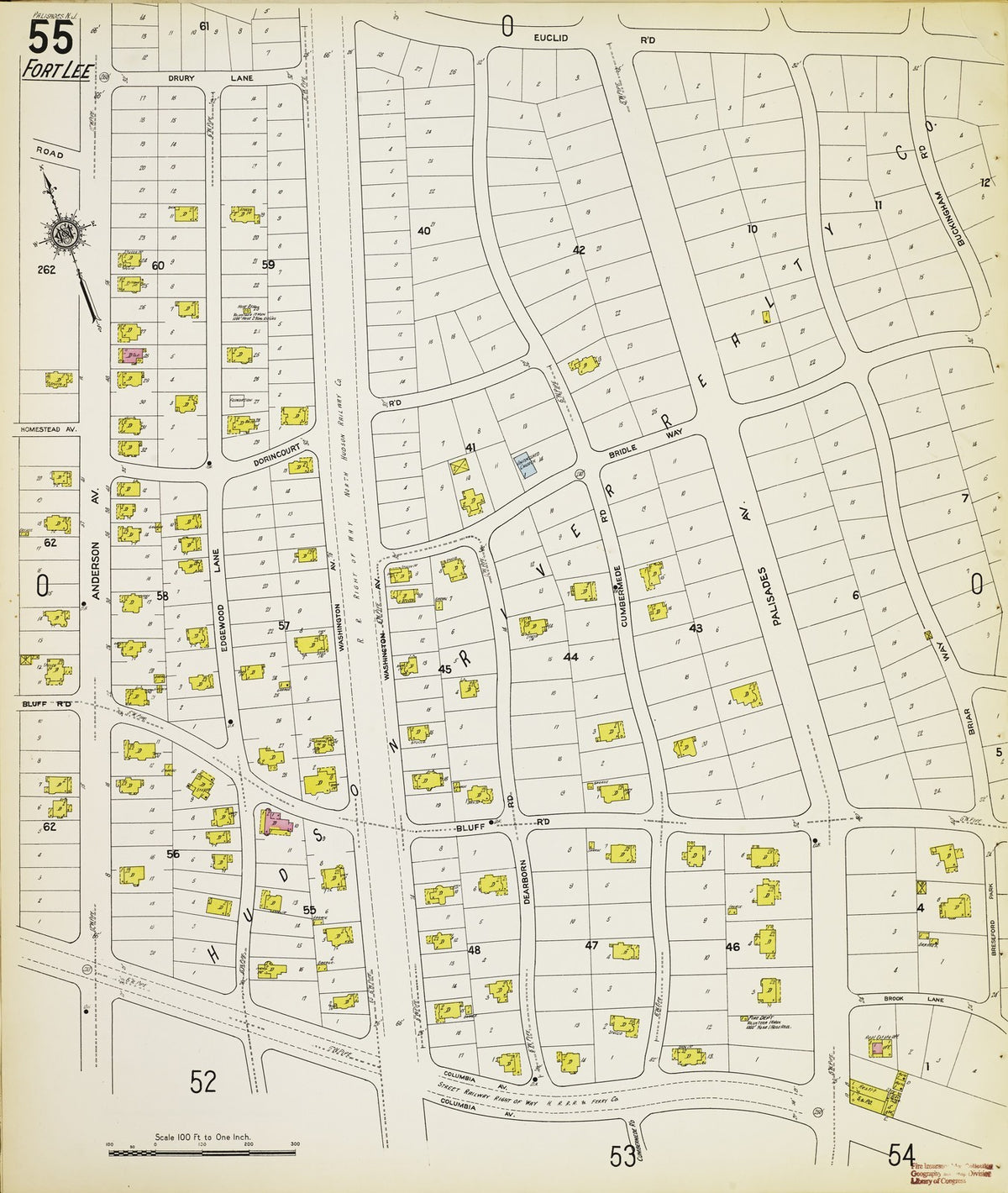 1911 Fire Insurance Maps and Atlas of the Palisades, New Jersey