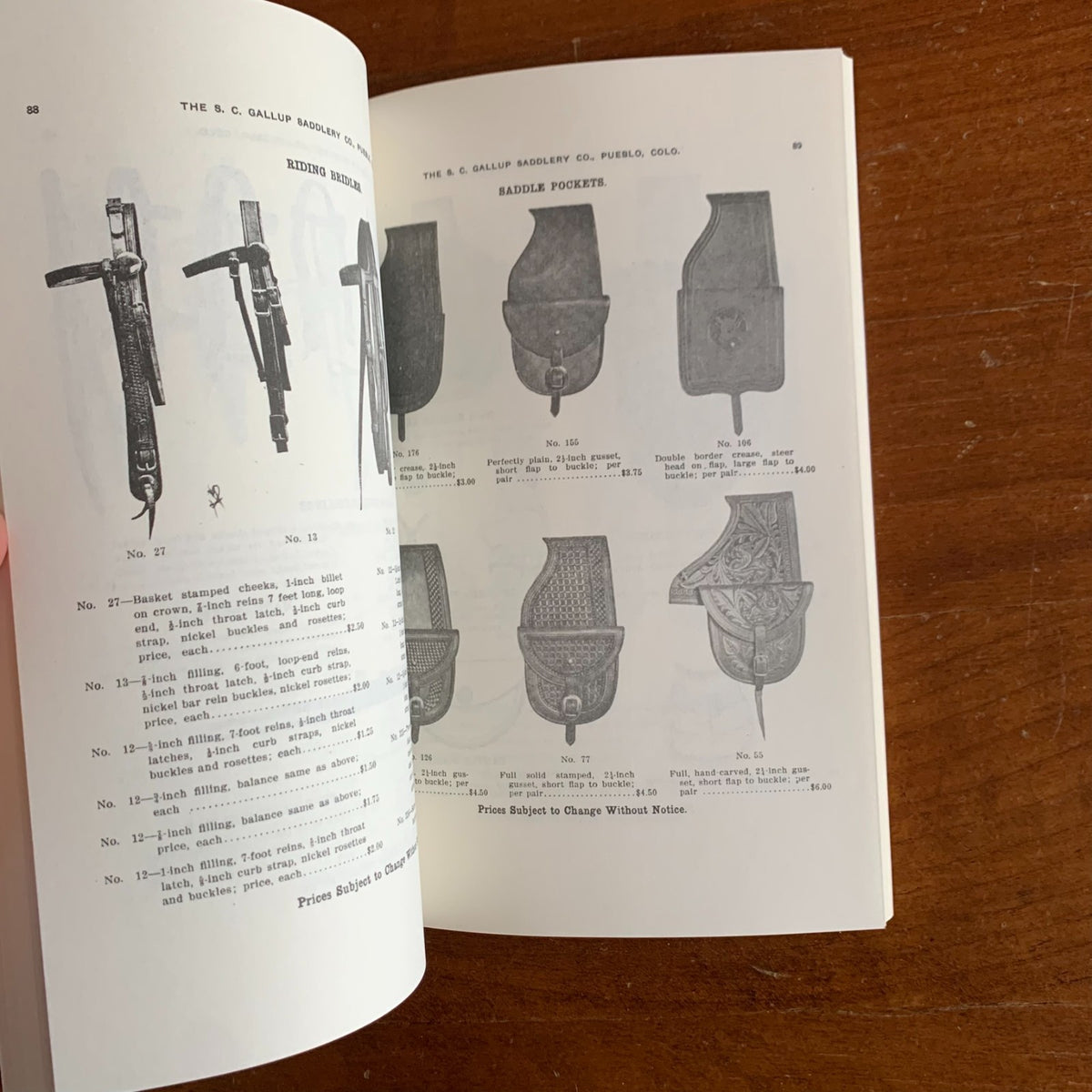 The S. C. Gallup Saddlery Company Illustrated Catalog No. 16