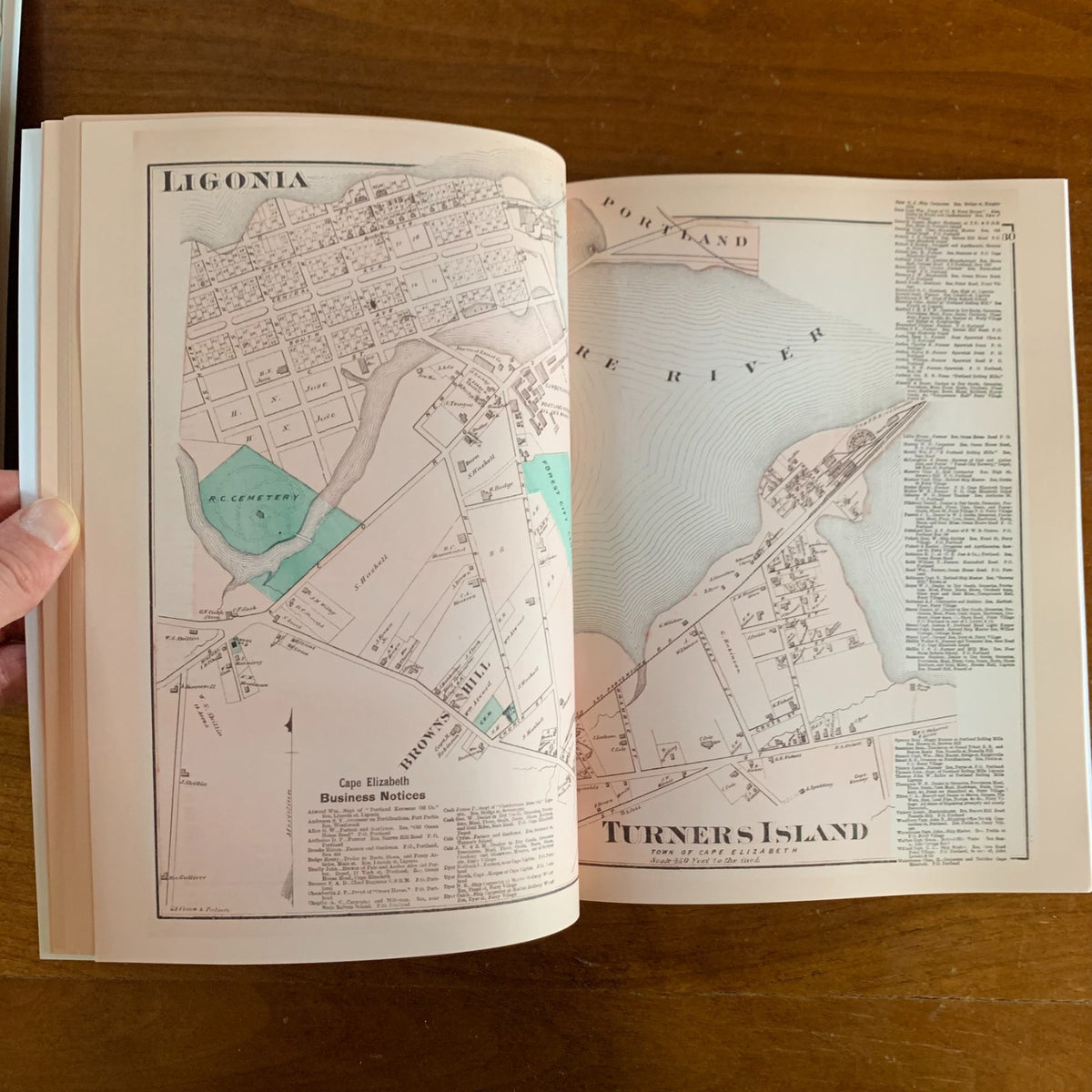 1871 Atlas of Cumberland County, Maine