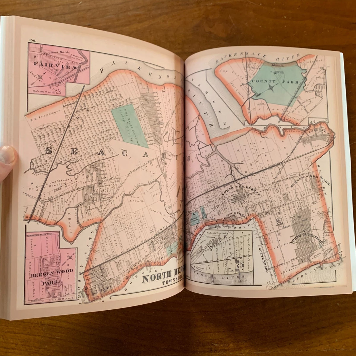 1873 Combined Atlas Of The State Of New Jersey and the County Hudson