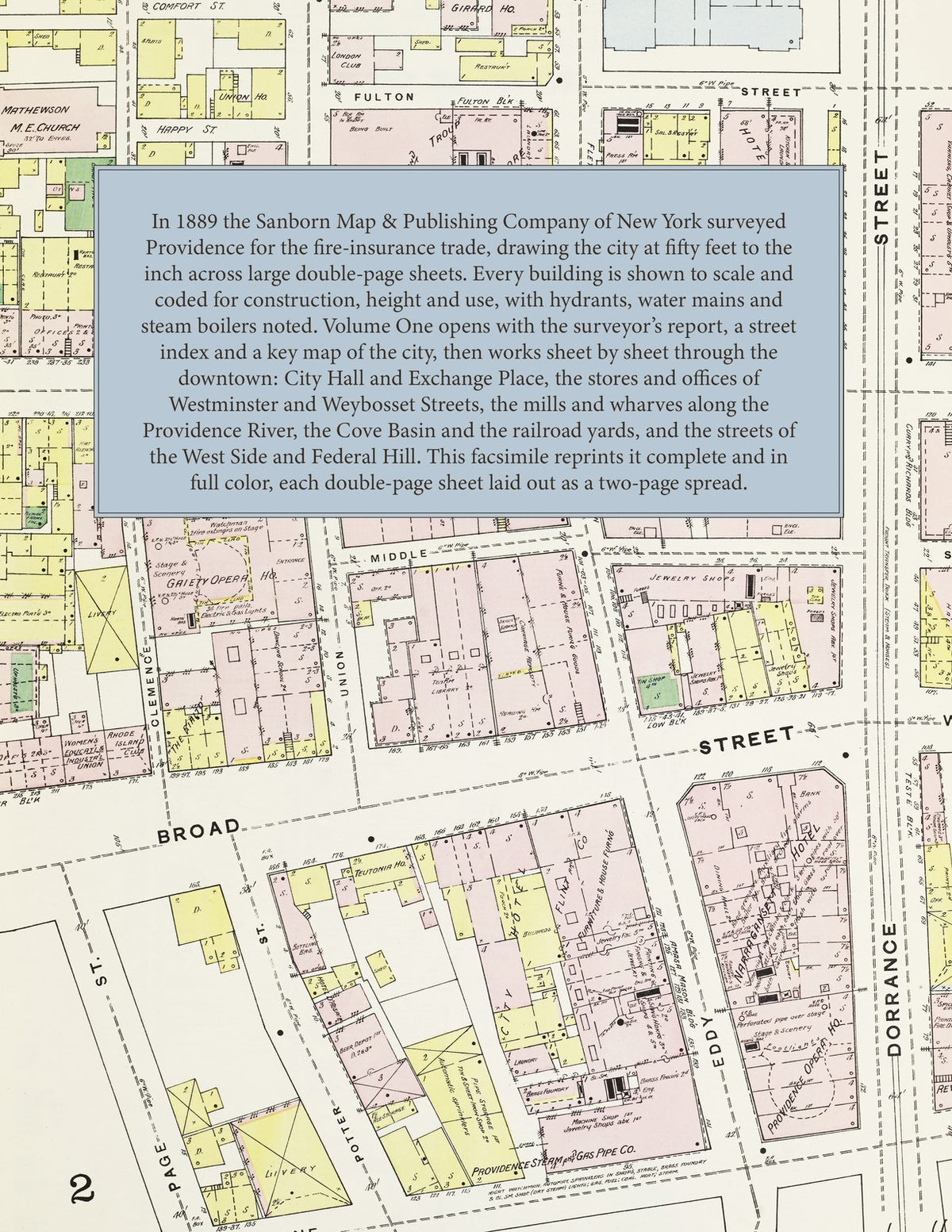 1889 Fire Insurance Maps and Atlas of Providence, Rhode Island, Vol 1