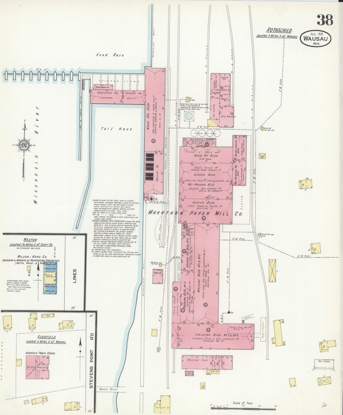 1912 Fire Insurance Maps and Atlas of Wausau, Wisconsin