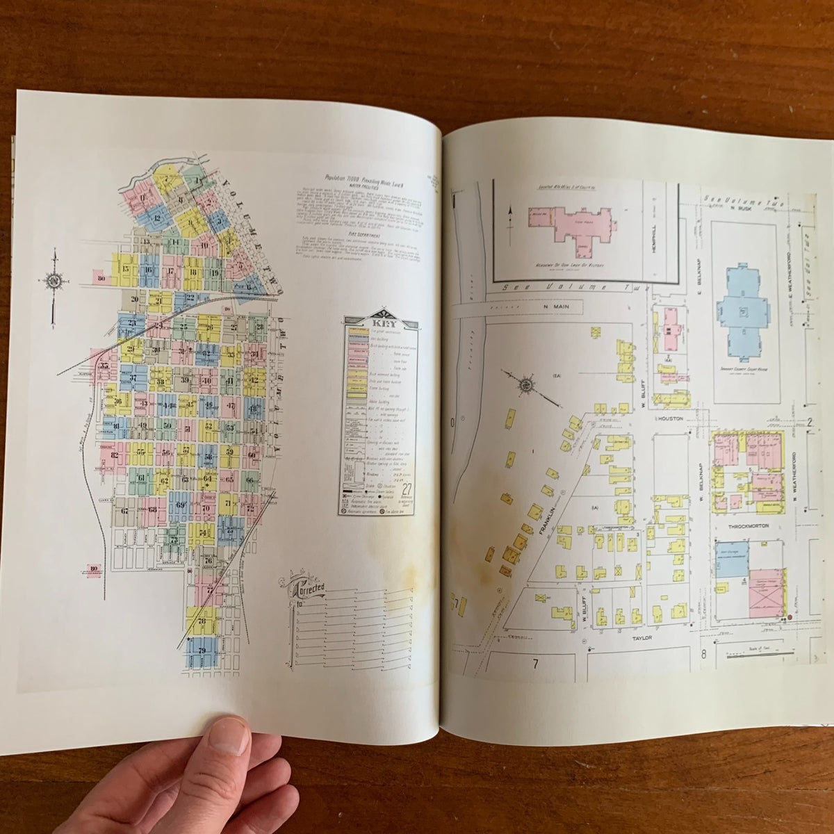 1910 Fort Worth, Texas Sanborn Fire Insurance Maps and Atlas, Volume One
