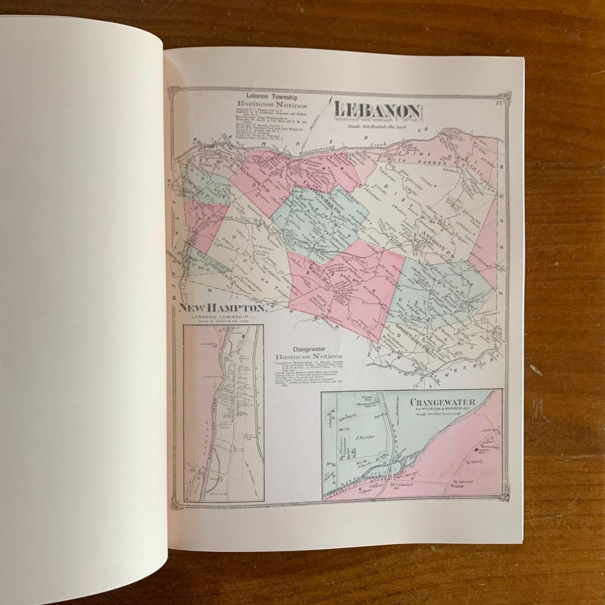1873 Atlas of Hunterdon County, New Jersey