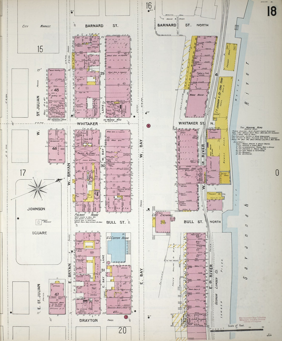 1898 Fire Insurance Maps and Atlas of Savannah, Georgia