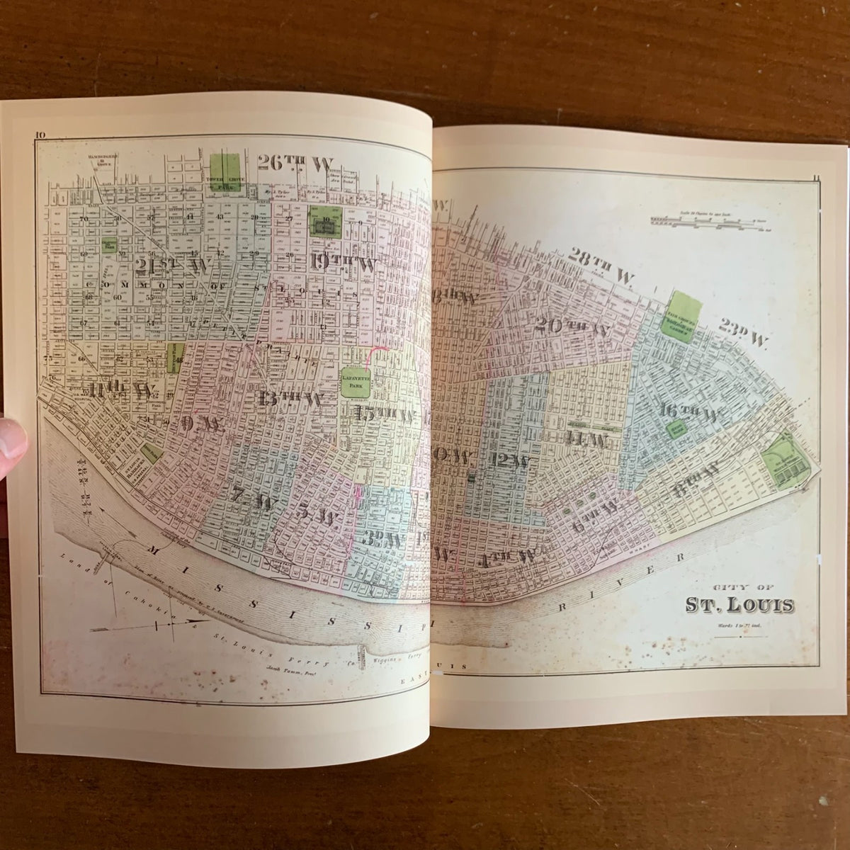 1878 Pitzman's Atlas of St. Louis City and County, Missouri