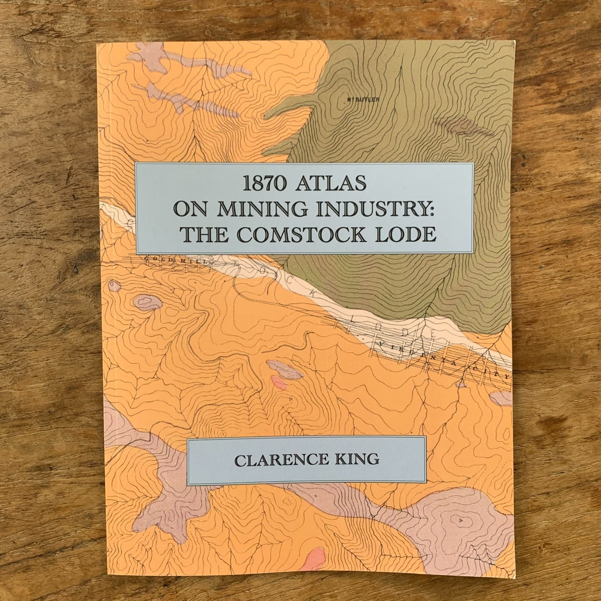 1870 Atlas on Mining Industry: The Comstock Lode