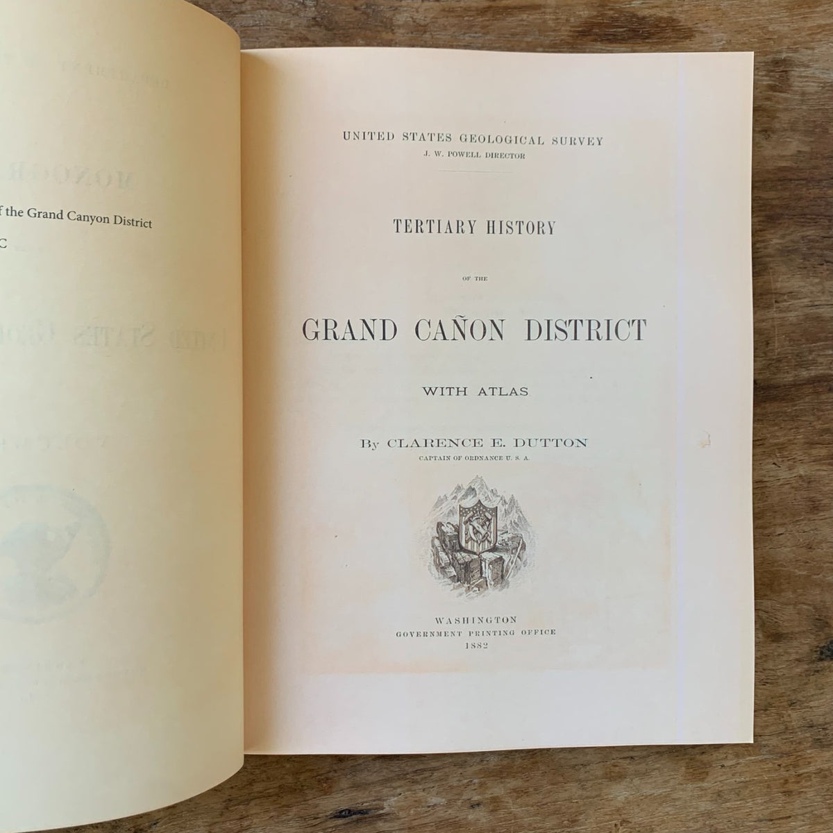 1882 Tertiary History of the Grand Canyon District USGS Monograph II
