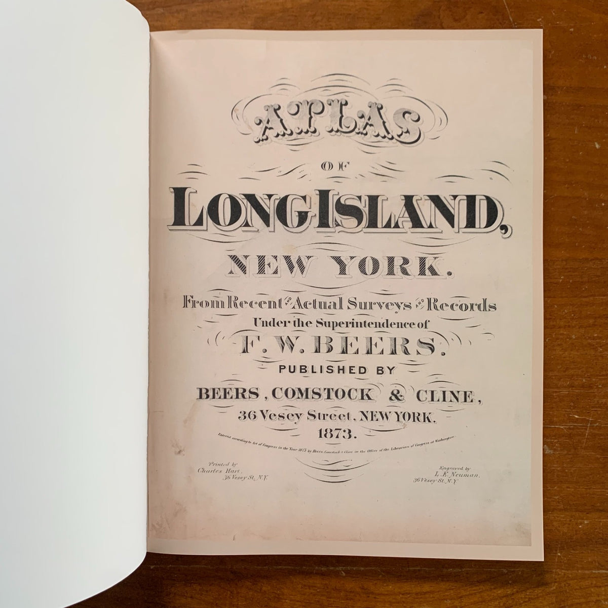 1873 Atlas of Long Island New York
