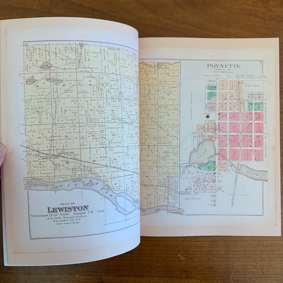 1890 Plat Book and Atlas of Columbia County, Wisconsin