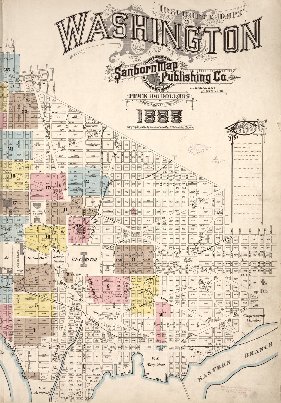 1888 Fire Insurance Maps and Atlas of Washington, D.C.