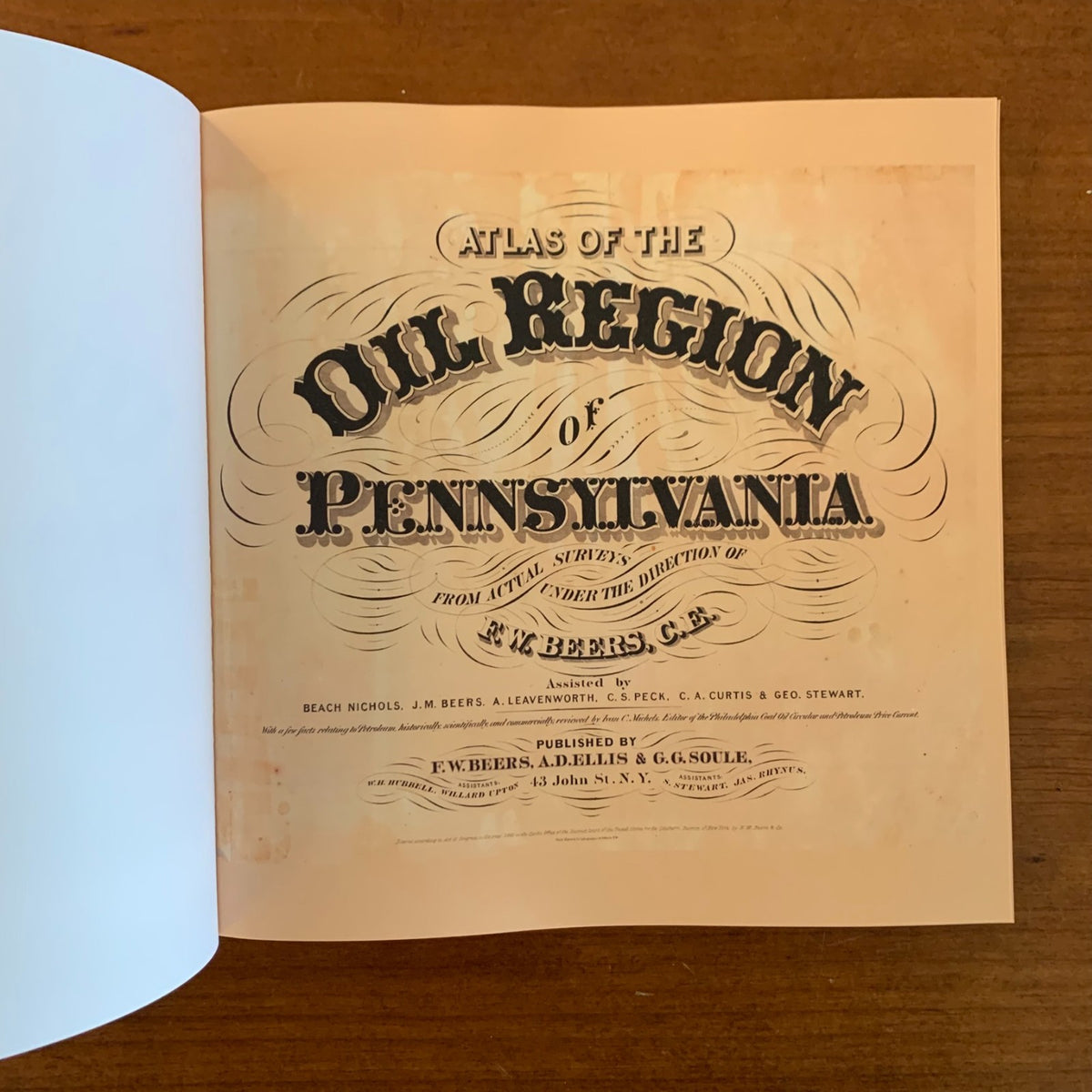 1865 Atlas of the Oil Regions of Pennsylvania