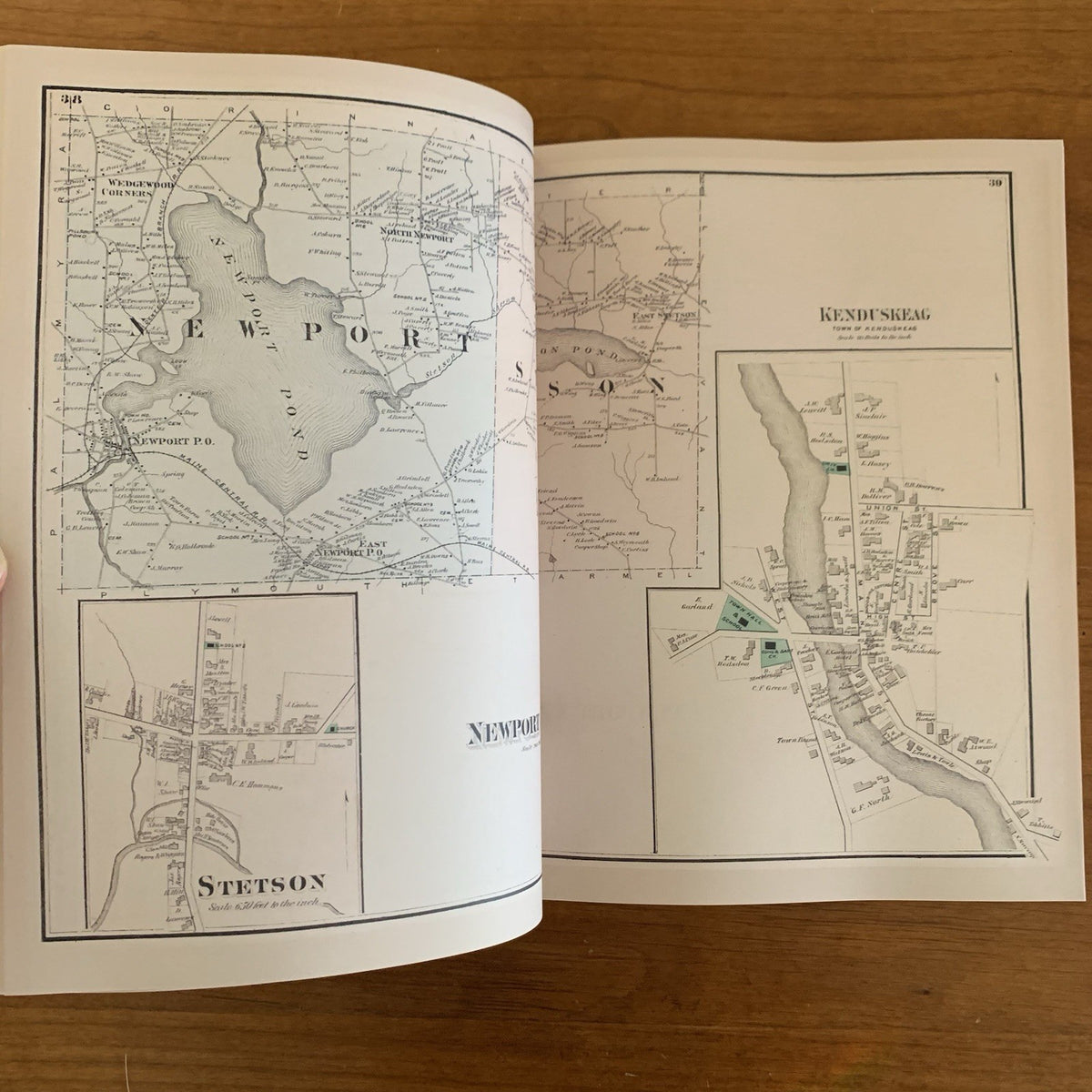 1875 Atlas of Penobscot County, Maine