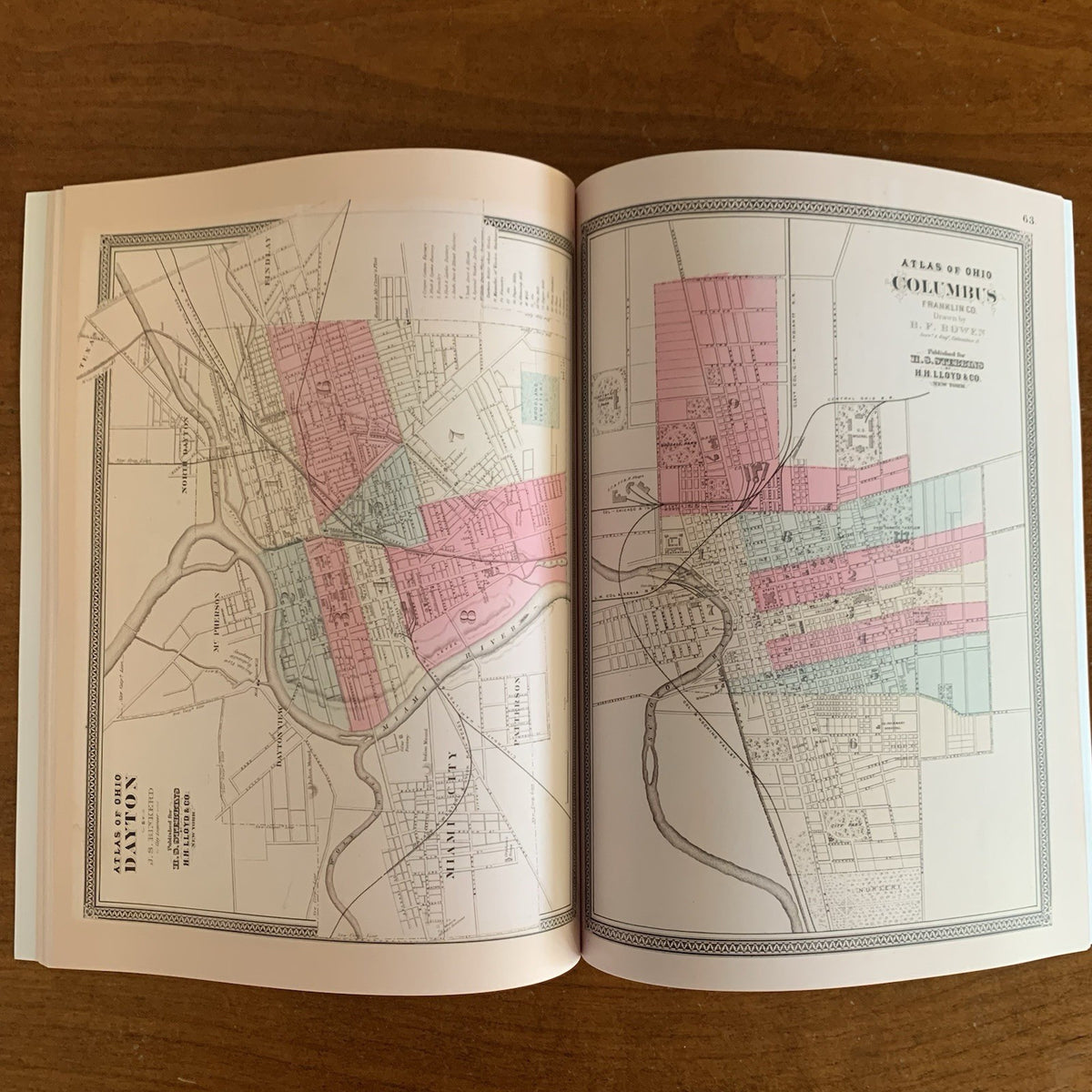 1868 Atlas of the State of Ohio