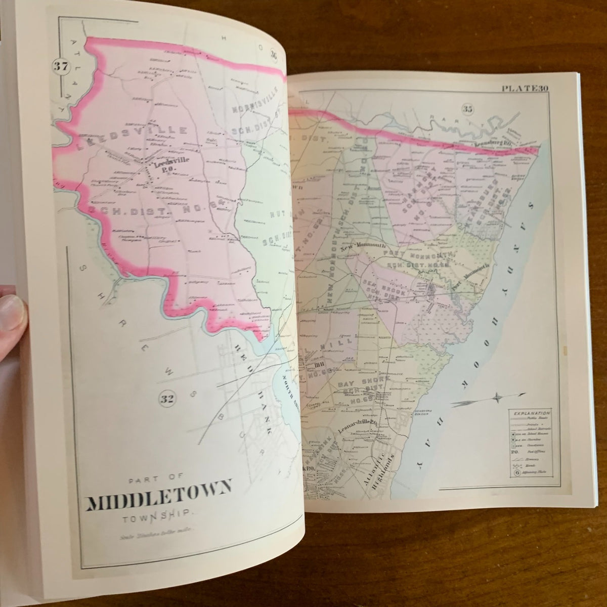 1889 Atlas of Monmouth County, New Jersey