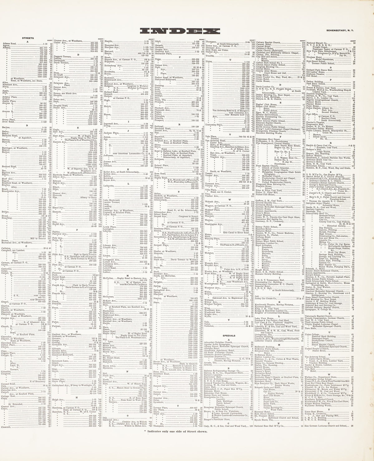 1914 Fire Insurance Maps and Atlas of Schenectady, New York