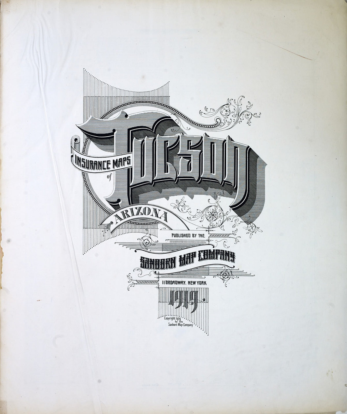 1919 Fire Insurance Maps and Atlas of Tucson, Arizona