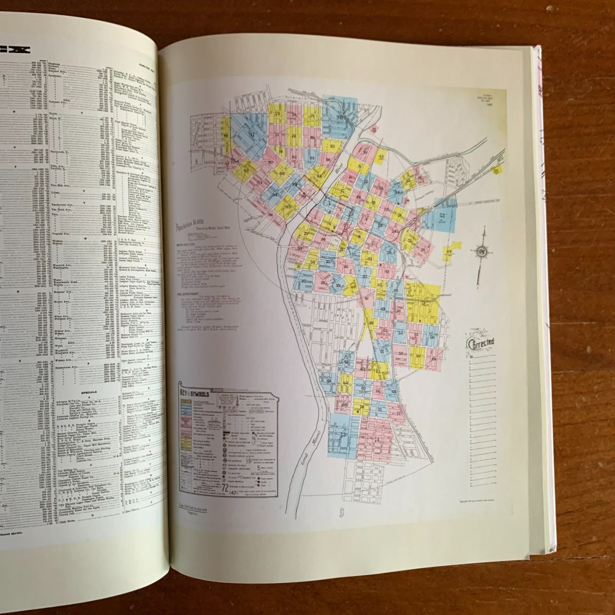 1927 Hamilton, Ohio Sanborn Fire Insurance Maps and Atlas